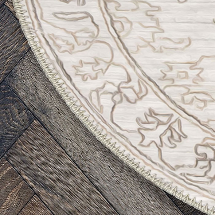 Conceptum Alfombra de 120 cm en Crema